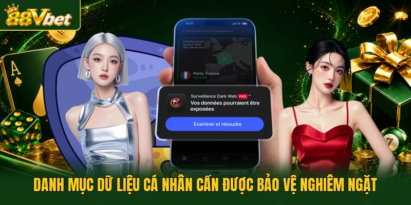 Danh mục dữ liệu cá nhân cần được bảo vệ nghiêm ngặt